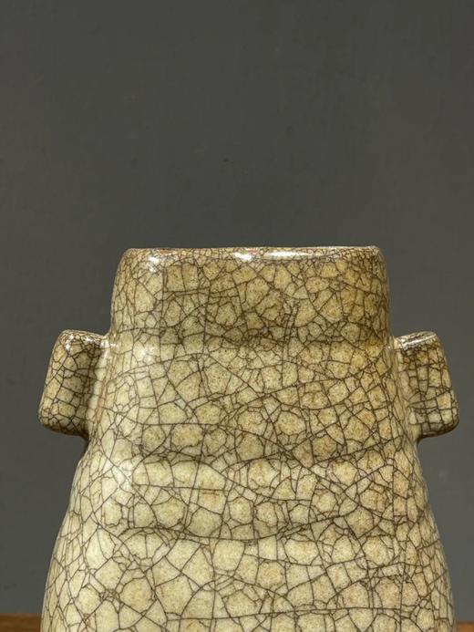 黑胎哥窑灰青釉贯耳壶，顺丰包邮 商品图6