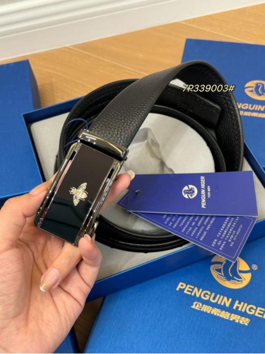 🔥【企鹅希格专柜正品男士皮带】✅没有任何异味，柔韧性超级棒，甄选最优质的合金💥 商品图3