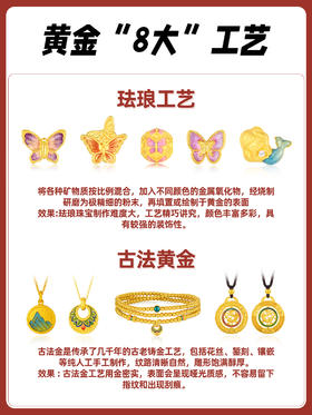 涨知识📈黄金八大工艺