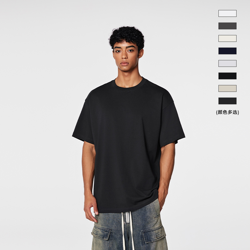 【Achock官方店】简约基础款圆领打底短袖潮牌夏季新款情侣T恤男