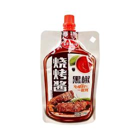 J红太阳110g黑椒烧烤酱
