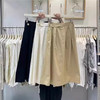 夏新款【韩版高腰显瘦不显胯】百搭休闲日韩  厚洗水棉半身裙   商品缩略图0