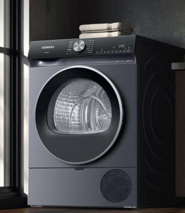 西门子（SIEMENS）（252129）10KG大容量烘干机空气护理除菌烘热泵式干衣机湖韵蓝WT25GMD10W 商品图0