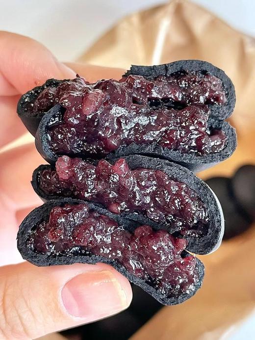 米惦【五黑紫米饼】纯天然食材 零添加蔗糖 清甜无负担 特调紫米内陷 皮薄馅足 营养丰富 商品图3