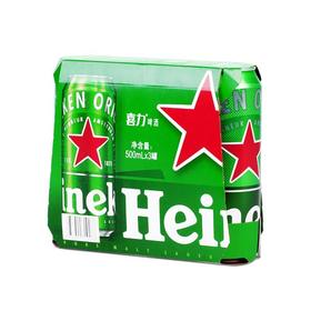 喜力500ml*3啤酒ka装