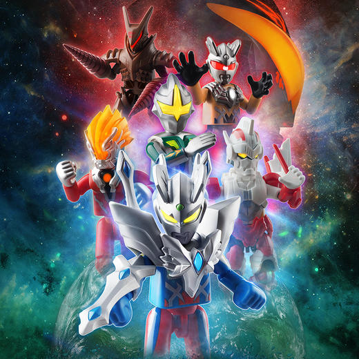 布鲁可 奥特名鉴闪耀版第7弹-决战时刻盲盒整套不重复 商品图3