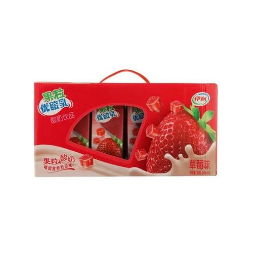 TD伊利245g果粒(草莓味)*12 商品图0