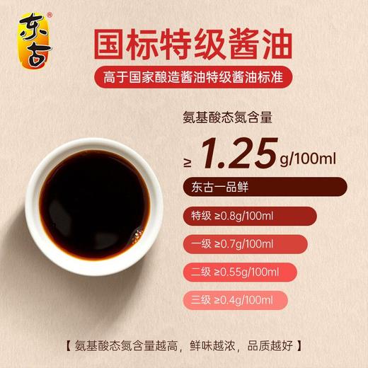 东古500ml一品鲜酱油【一箱请拍12瓶】 商品图1