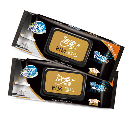 洁柔牌厨房清洁卫生湿巾(30片装)（3包）非独立装JS009-01 商品图4