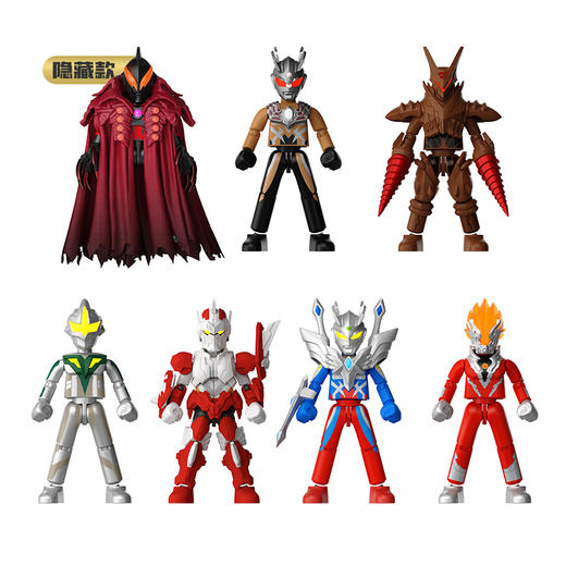 布鲁可 奥特名鉴闪耀版第7弹-决战时刻盲盒整套不重复 商品图2