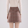 丁摩  羊毛格子半身裙18-96 商品缩略图3