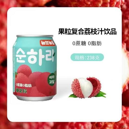 C初饮初乐238g*12小罐荔枝果汁 商品图1