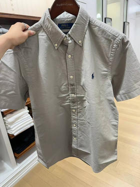 🔥💰699⚠️🇺🇸拉夫劳伦男士牛津棉短袖衬衫，Polo的衣服不用多说家喻户晓💯纯棉面料极具防皱‼️柔软细腻舒适透气[强]国内一件就一千多啦❗️今年最爆时尚“男款女穿”完全可配情侣装哦💑