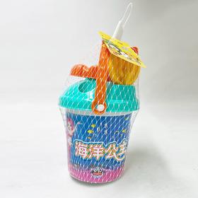 沙滩塑胶系列蛋糕沙滩桶2001-48（颜色随机）