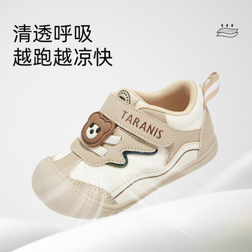 泰兰尼斯秋季新款童鞋男宝宝学步鞋防滑软底婴儿鞋女童包头机能鞋 T01T4C4885 商品图2