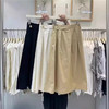 夏新款【韩版高腰显瘦不显胯】百搭休闲日韩  厚洗水棉半身裙   商品缩略图1