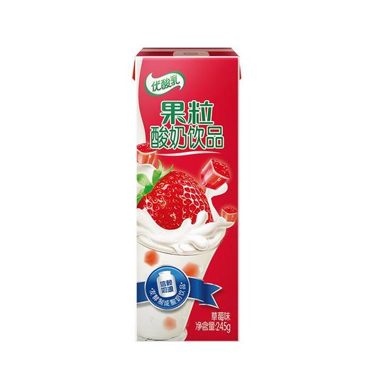 TD伊利245g果粒(草莓味)*12 商品图3