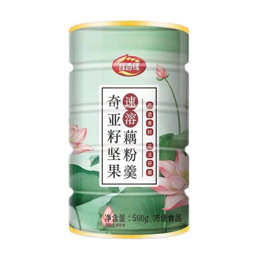 TD蜂香缘500g奇亚籽坚果速溶藕粉羹 商品图0