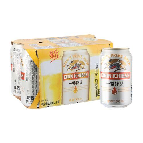 麒麟一番榨330ml*6听装啤酒ka装 商品图0