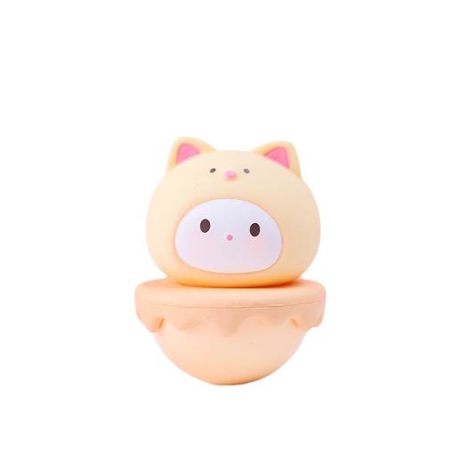 【小巧可爱又好玩，迷你摆件装饰中控台】软fufu萌宠不倒翁 卡通公仔迷你小摆件 汽车中控台 蛋糕烘焙装饰礼品小礼物-QQ 商品图4