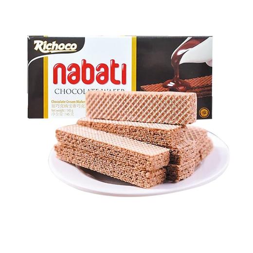 丽巧克纳宝帝145g巧克力味威化饼干 商品图0