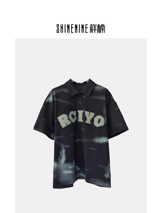 W424312138重磅晕染短袖POLO衫 商品图0