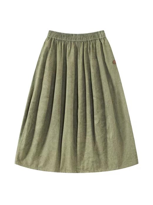 早乙女惠子saotome/STMQZ231224/水洗感拼接花苞半裙 商品图3