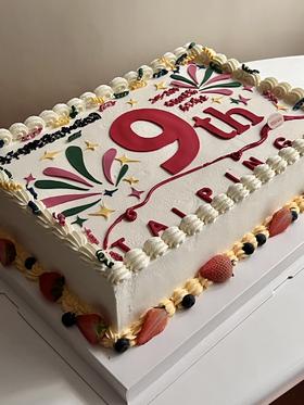 企业/开业/长方形蛋糕