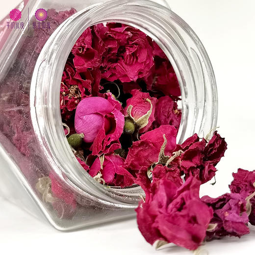 玫瑰花冠茶40g（玻璃瓶） 商品图1