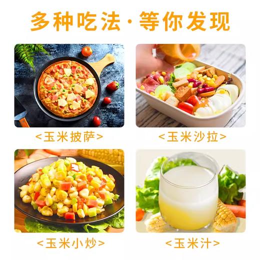春婉 速冻脆甜玉米粒 甜玉米粒沙拉蔬菜榨汁披萨炒饭烘焙中餐等 商品图2