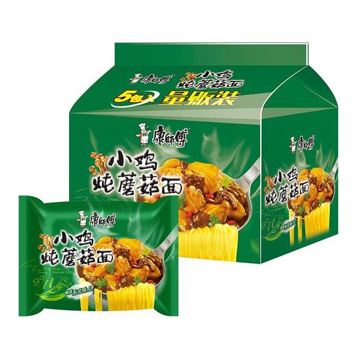 康师傅95g*5小鸡炖蘑菇五连包 商品图0