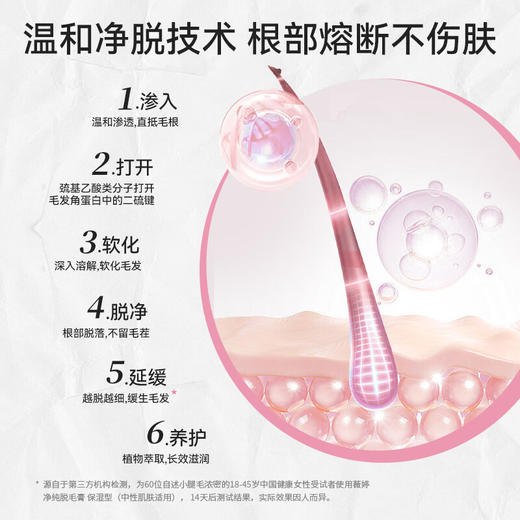 薇婷  净纯脱毛膏温和型娇嫩肌100ml 商品图1