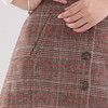 丁摩  羊毛格子半身裙18-96 商品缩略图5