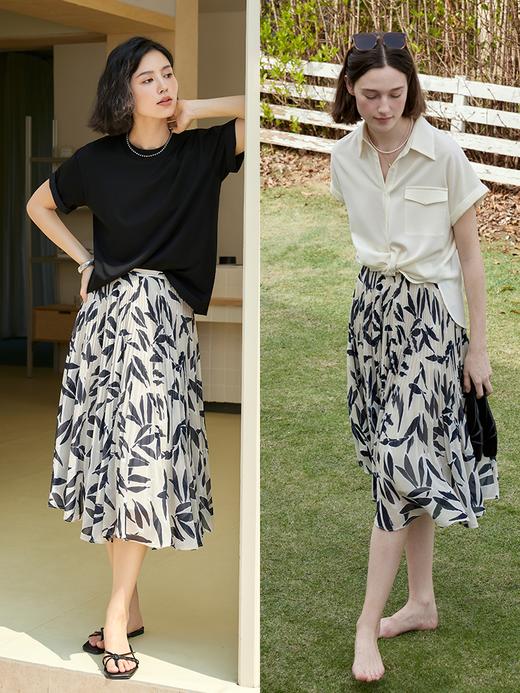 印花百褶半裙FCE2SKT191 商品图6