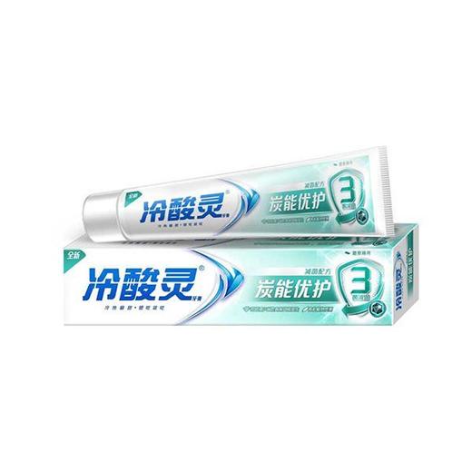 冷酸灵180g炭能优护激爽薄荷牙膏 商品图0