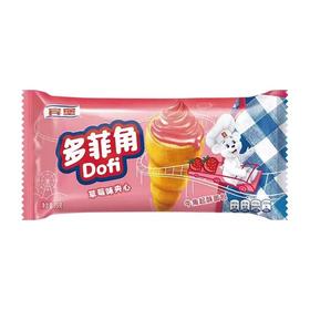 宾堡75g多菲角草莓口味夹心起酥面包