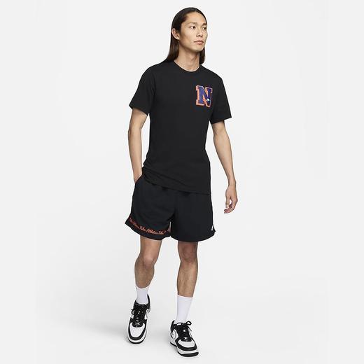 Nike/耐克短袖夏季新款跑步运动休闲背标图案圆领纯棉T恤FV3773-010 商品图4