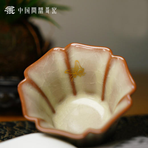 问鼎哥窑致巧款沧澜杯（红利满庭）（缺货） 商品图3