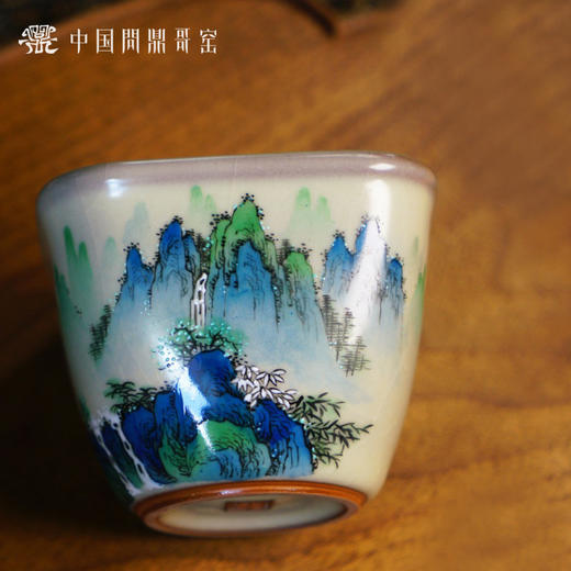 问鼎哥窑碎玉致巧款乾方杯（山间幽居）（缺货） 商品图3