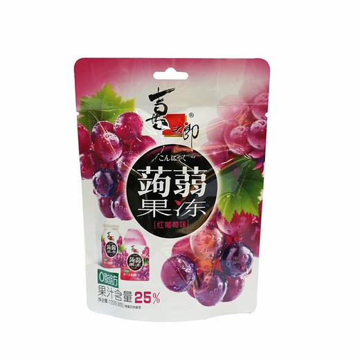 喜之郎120g红葡萄味蒟蒻果冻 商品图0