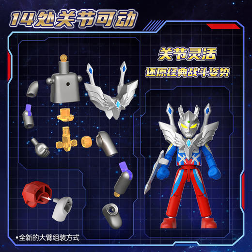 布鲁可 奥特名鉴闪耀版第7弹-决战时刻盲盒整套不重复 商品图6