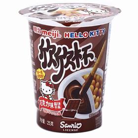 TD明治25g欣欣杯巧克力味酱饼干条