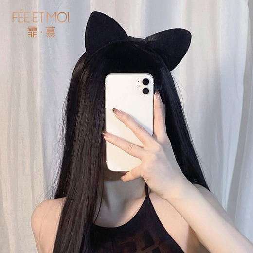 情趣服饰配件：发箍、颈环、项圈、牵绳链条 商品图3