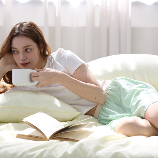 韩国🇰🇷Jenny Ribbon天丝新概念二合一短裤 | 柔软舒适、透气裆部、可做睡裤、自带凉感、5色可选 商品图9