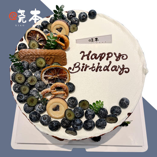 蓝莓巧克淋面蛋糕 商品图0