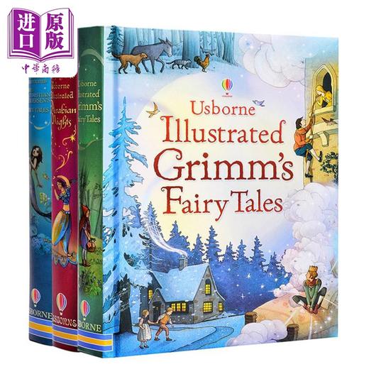 预售 【中商原版】英文原版Usborne精装经典童话故事插画书3册 安徒生童话 一千零一夜Arabian Nights 格林童话Grimms Fairy Tales 商品图0