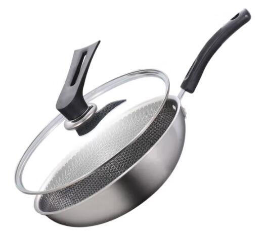 苏泊尔（510297）（SUPOR）炒锅不锈钢晶盾炒菜锅蜂窝电磁炉燃气通用 商品图0