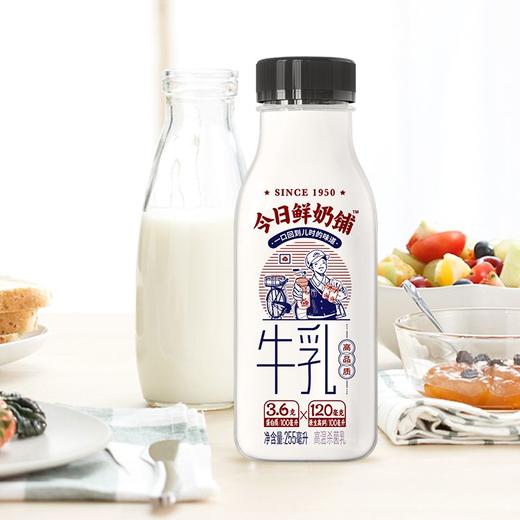 新希望255ml今日鲜奶铺瓶装牛奶 商品图3