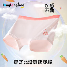 童童树5A抑菌纯棉儿童内裤6条盒装a类磨毛男童女童不夹PP平角裤头