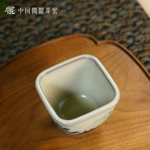 问鼎哥窑碎玉致巧款乾方杯（山间幽居）（缺货） 商品图4